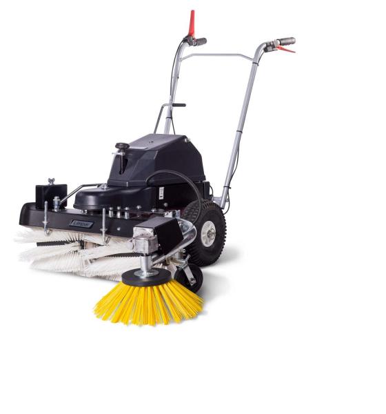 Kehrmaschine Limpar Akku 26 mit Seitenbesen